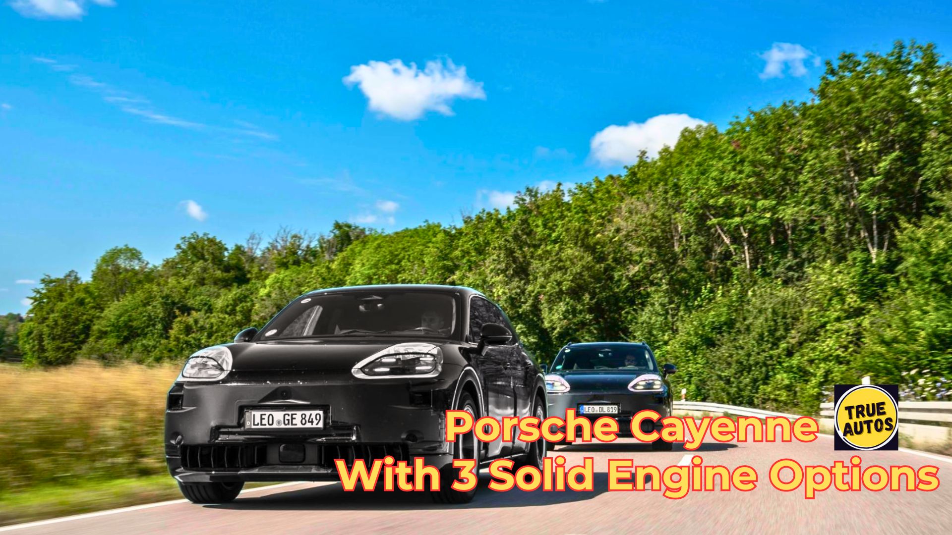 Porsche Cayenne With 3 Solid Engine Options
