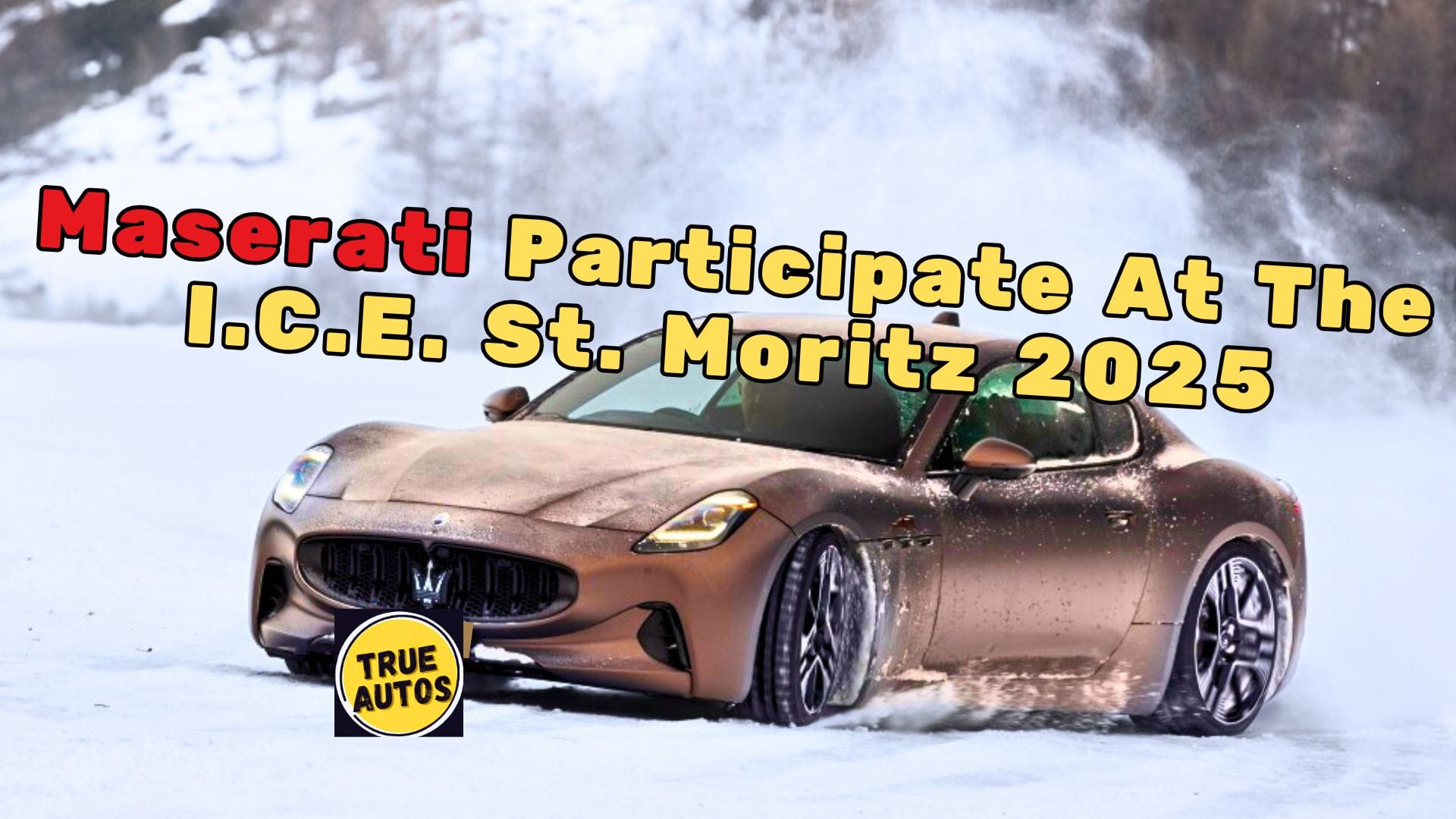 Maserati Participate At The I.C.E. St. Moritz 2025